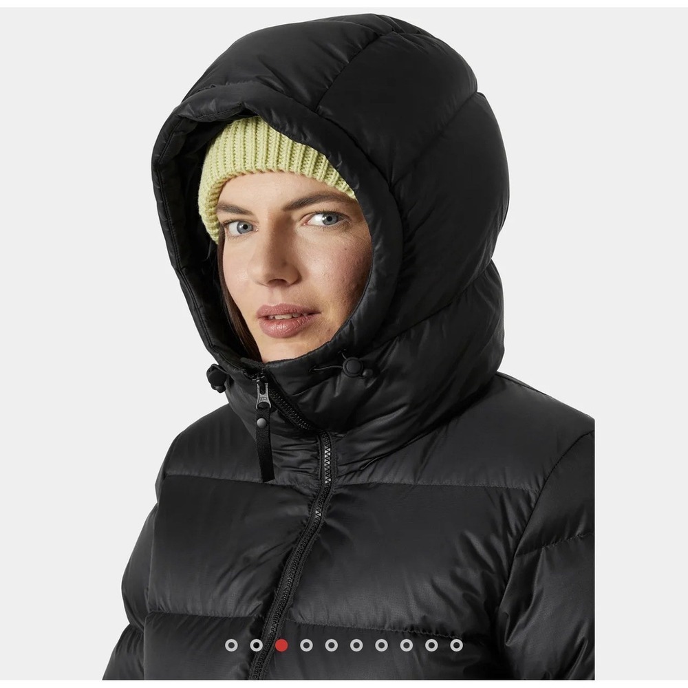 Helly Hansen Womens Essence Down Hooded Jacket Black Medium New 53818-990 *Logo* - Picture 13 of 13